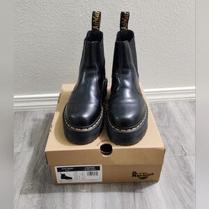 Dr. MartensBlack 2976 Quad Smooth Leather Chelsea Boot - Women